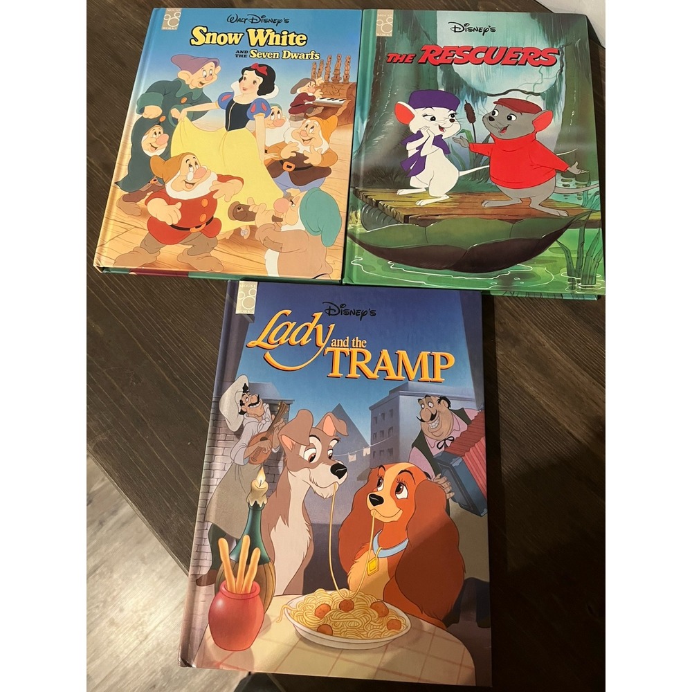 Walt Disney‎ Mouse Works Oversize Storybooks Lot Of 3
